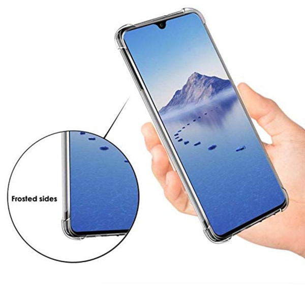 Glat cover med kortrum - Huawei P30 Lite Transparent/Genomskinlig
