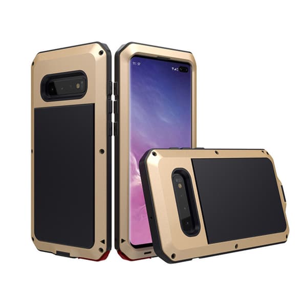 Samsung Galaxy S10 Plus - Skyddande Skal i Aluminium Silver