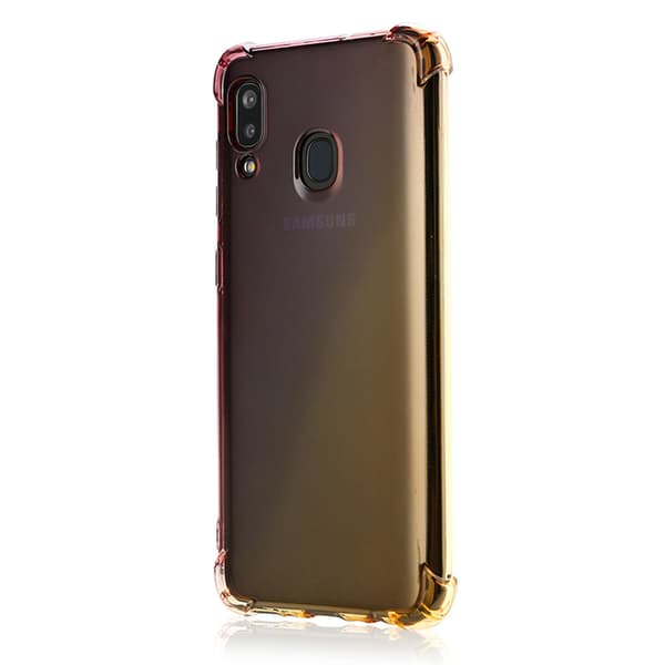 Samsung Galaxy A40 - Stilsikkert Ruff-Grip Cover Transparent