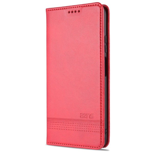 Gjennomtenkt lommebokdeksel AZNS - Xiaomi Mi 10T Pro Röd
