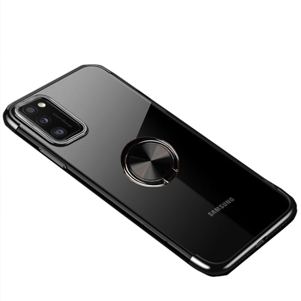 Kansi sormustelineellä - Samsung Galaxy A41 Svart