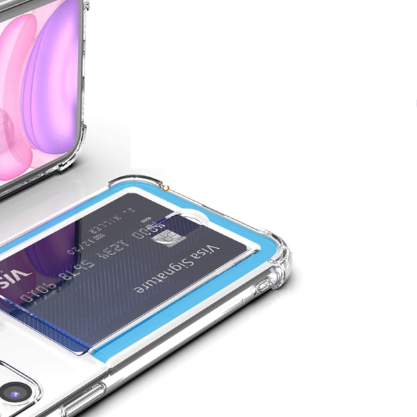 Glatt deksel med kortspor - iPhone 14 Pro Max Genomskinlig