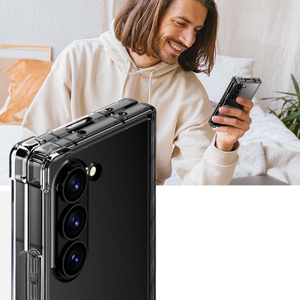 Slitstarkt Hybridskal - Perfekt för Galaxy Z Fold 6 Transparent