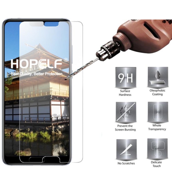 Huawei P20 Pro 3-PACK Skärmskydd 9H 0,3mm HD-Clear Transparent