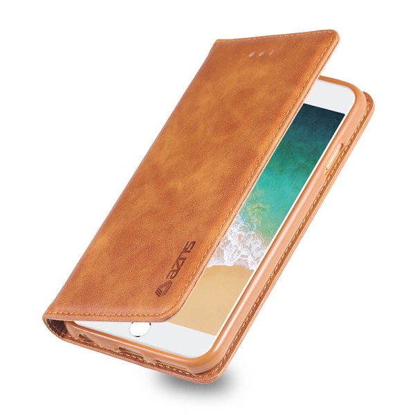 Glat Azns Wallet Case - iPhone 6/6S Ljusbrun