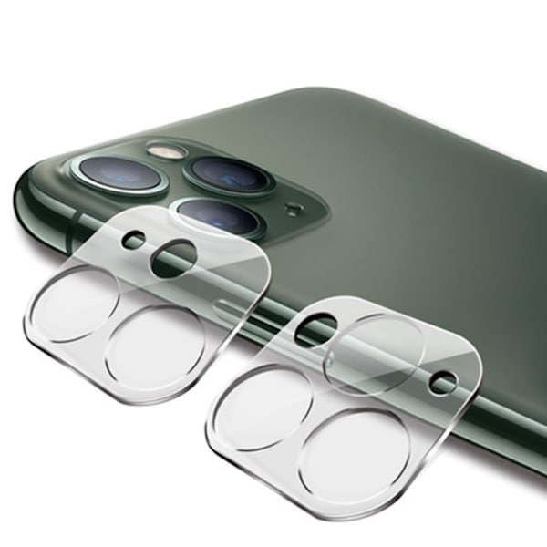 Bakre Kameralins 3-PACK Skydd FullCover 9H 2.5D iPh 11 ProGuard Transparent/Genomskinlig