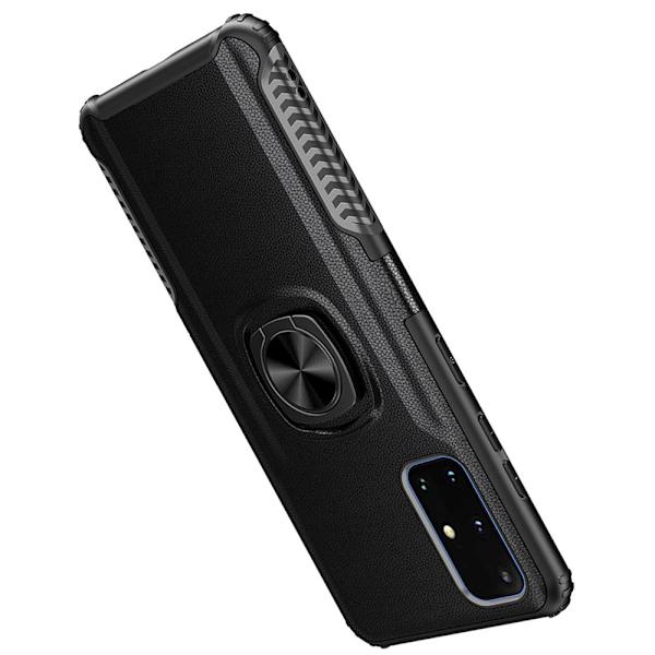 Samsung Galaxy A71 - Skyddsskal med Ringhållare Svart