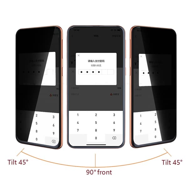 2-PACK Skärmskydd Anti-Spy HD 0,3mm Redmi Note 11 Pro 5G Svart