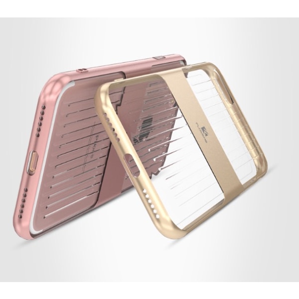 Elegant Exklusivt Stötabsorberande Skyddsskal för iPhone 8 Vit