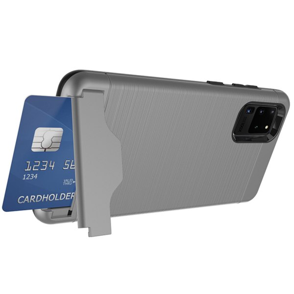 Robust cover med kortholder - Samsung Galaxy S20 Ultra Mörkblå