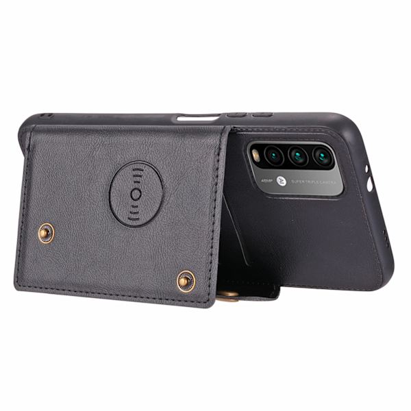 Skal med Kortfack - Xiaomi Redmi 9T Ljusbrun