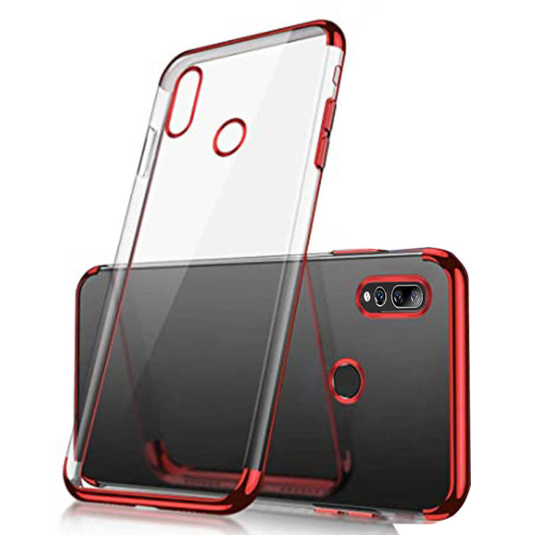 Støtdempende silikondeksel - Huawei P Smart Z Röd