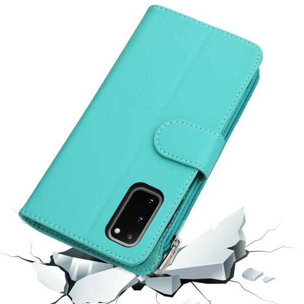Stilfuldt pung etui - Samsung Galaxy S20 FE Grön