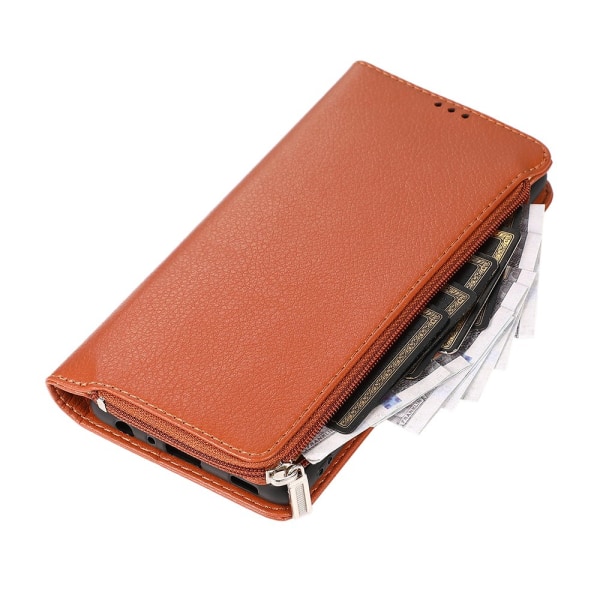 Smooth Wallet Case - Samsung Galaxy A72 Brun