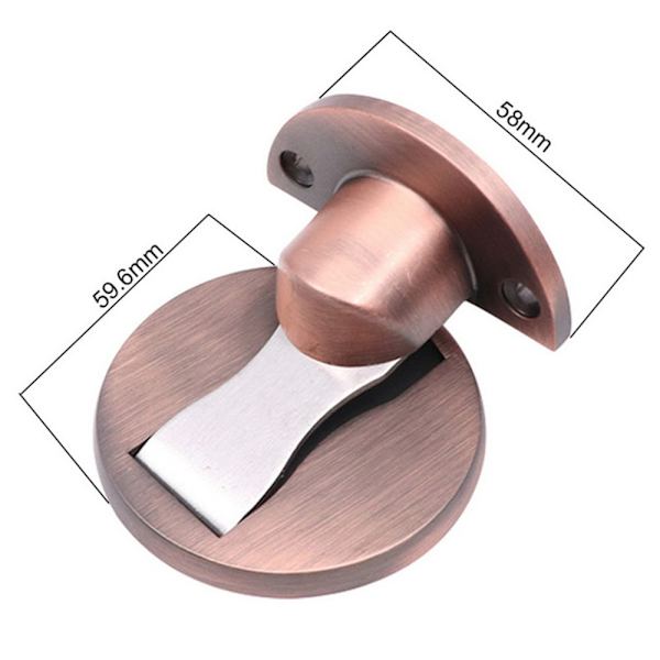 Magnetiskt Effektfull Dörrstopp Svart/Guld