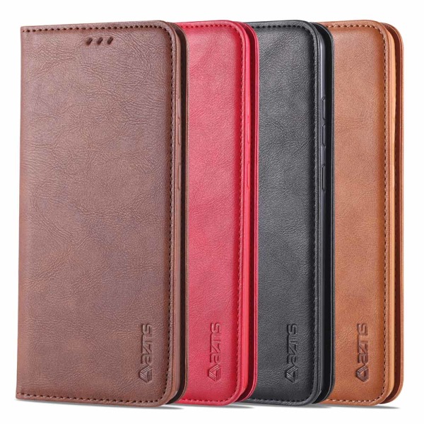 Praktisk Smart Wallet Cover - Samsung Galaxy S20 Ultra Röd
