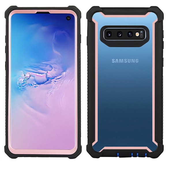 Professionellt ARMY Skyddsfodral för Samsung Galaxy S10e Kamouflage Rosa