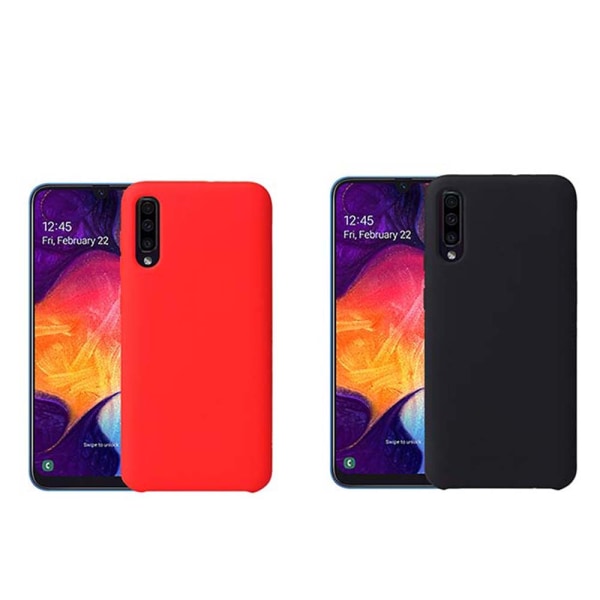 Samsung Galaxy A50 - Silikonskal Mörkblå