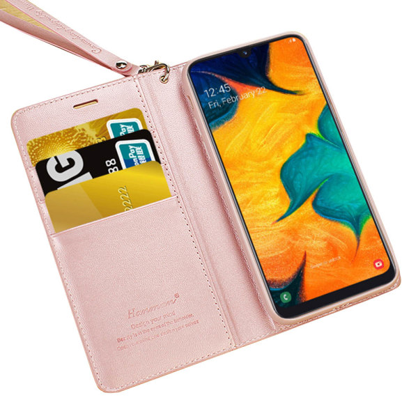 Plånboksfodral - Samsung Galaxy A40 (HANMAN) Svart