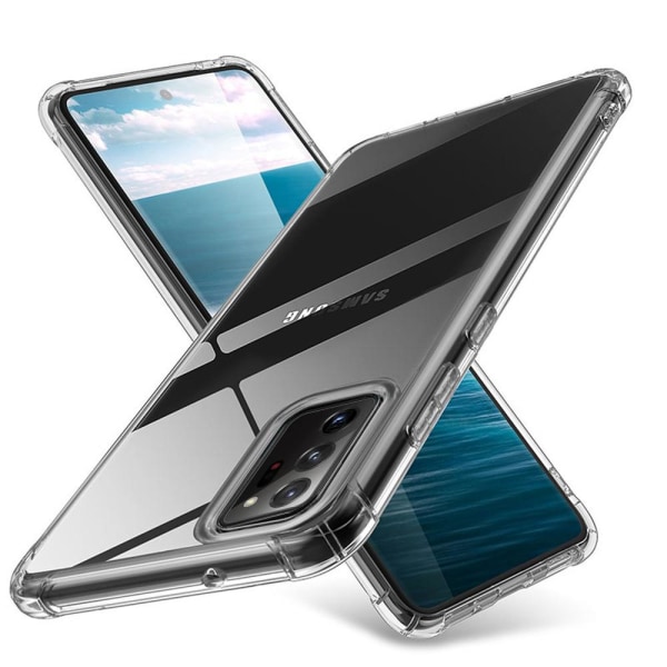 Suojaava silikonikuori - Samsung Galaxy Note 20 Ultra Transparent/Genomskinlig