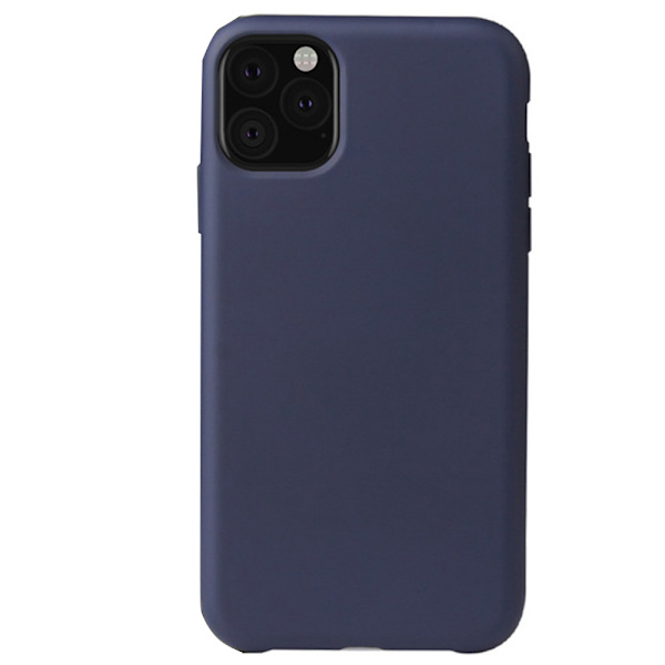 Stilfuldt holdbart silikonecover - iPhone 11 Pro Max Svart