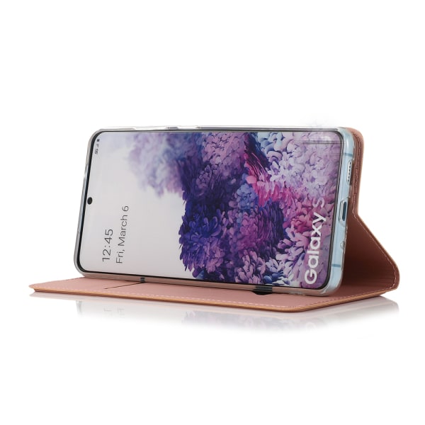Samsung Galaxy A71 - Sileä lompakkokotelo Röd