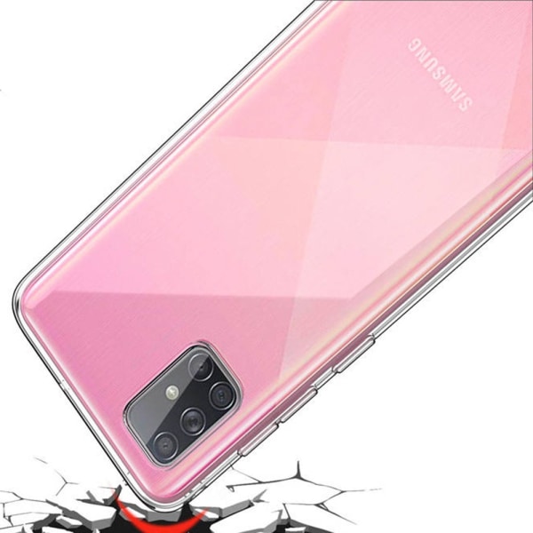 Stødabsorberende cover FLOVEME - Samsung Galaxy A51 Transparent/Genomskinlig