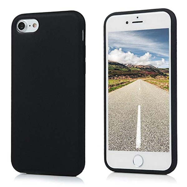 iPhone 8 - Kraftfullt Smart Silikonskal Nillkin Svart