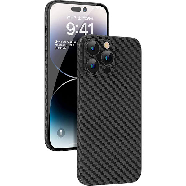 iPhone 15 Pro - Ultra Tynt Etui Svart