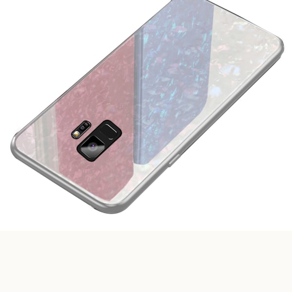 Samsung Galaxy S9 - Stilsäkert Stötdämpande Marmor Skal Svart