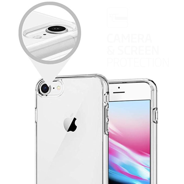 Robust deksel i silikon - iPhone 6/6S Transparent/Genomskinlig