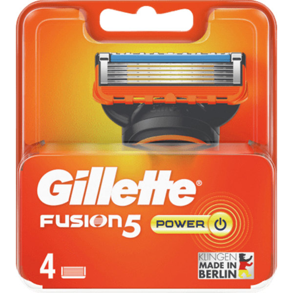 Gillette Fusion Power 8 stykker (2-pakning) 5-delt blad