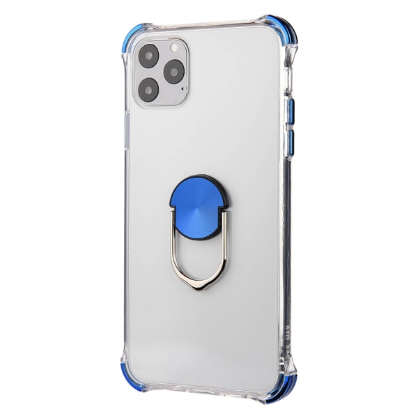 iPhone 11 Pro - Skyddsskal med Ringhållare Blå