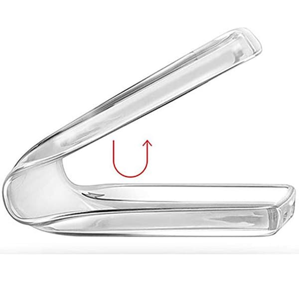 Samsung Galaxy A80 - Silikonskal Transparent Transparent/Genomskinlig