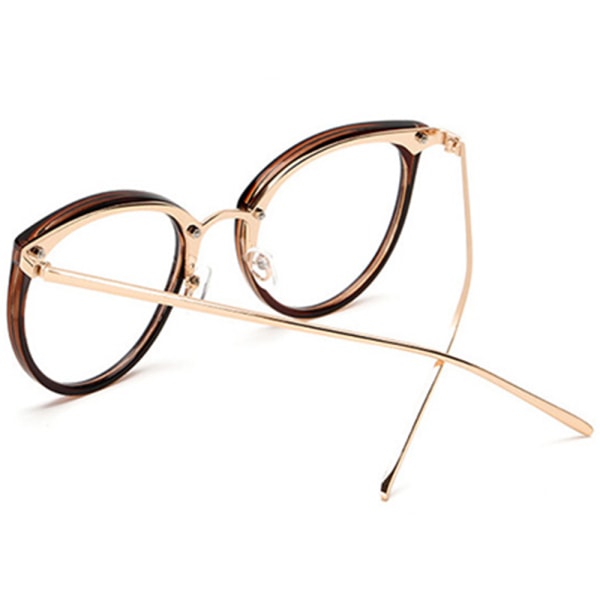 Stilige og komfortable damebriller (uten styrke) Brun
