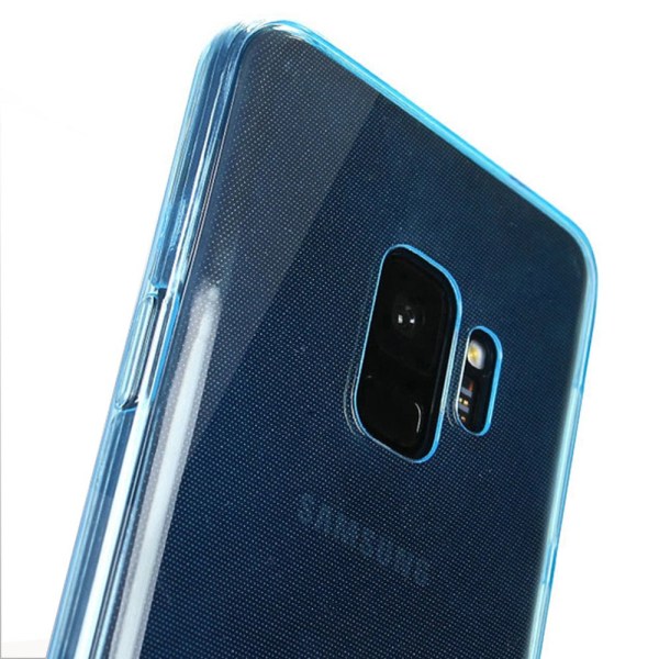 Silikonfodral med Touchsensor (Fram och Bak) Samsung Galaxy S9 Svart