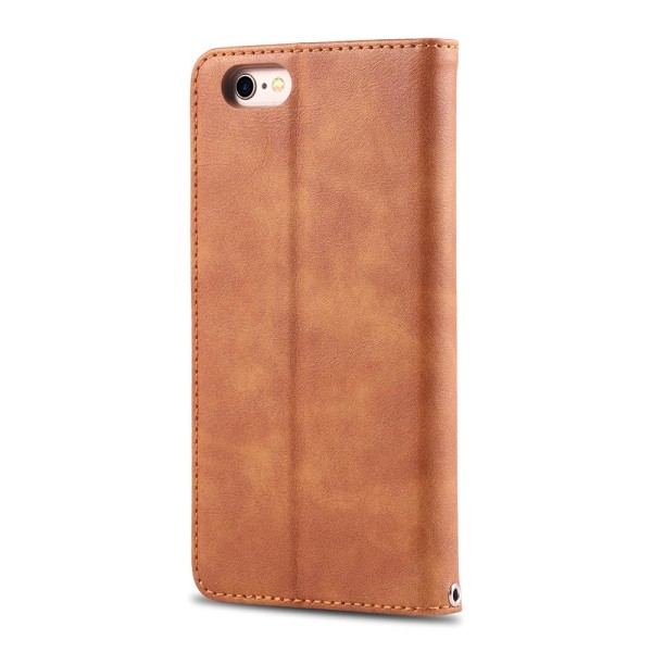 Kraftfuldt stilfuldt pungcover - iPhone 6/6S Ljusbrun