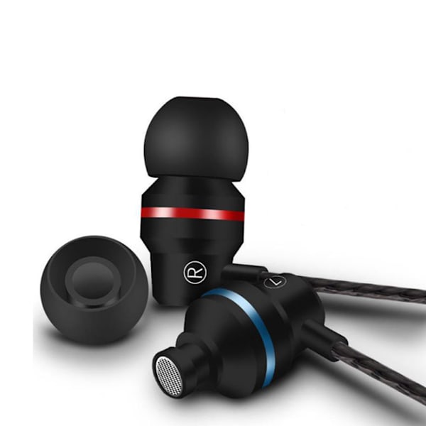 Eleganta In-Ear hörlurar med Mic-inline control Silver