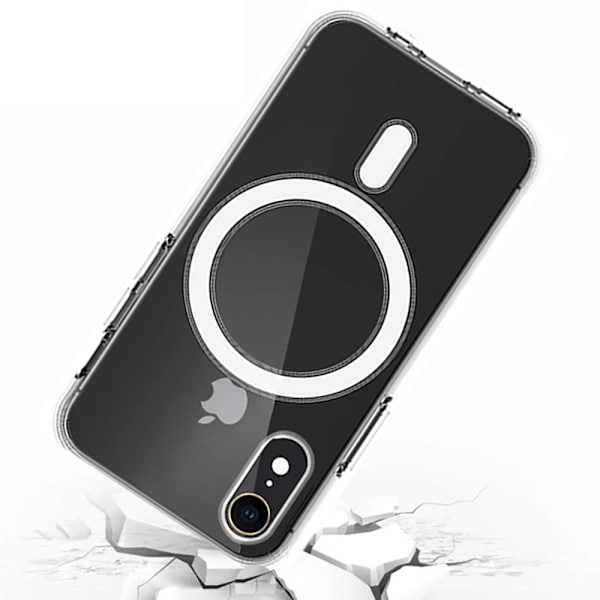 Stötdämpande Magnetiskt Skal - iPhone XR Genomskinlig