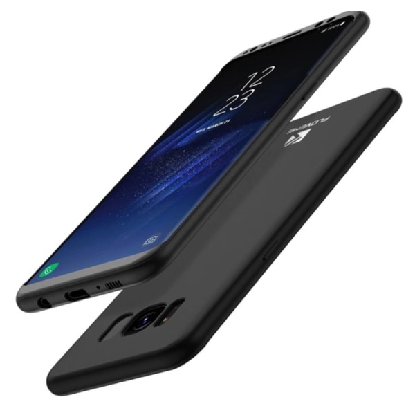 Praktiskt Skyddsfodral för Galaxy S8 (2 delar) Silver/Grå