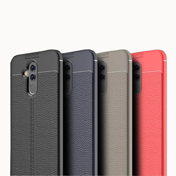 Huawei Mate 20 Lite - Silikonskal Grå Grå