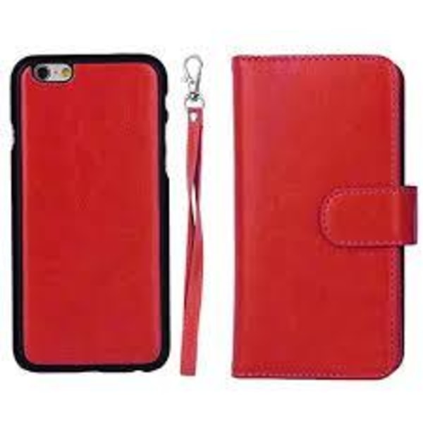 iPhone 6/6S - Stilig lommebokveske i skinn fra ROYBEN (RED) Röd