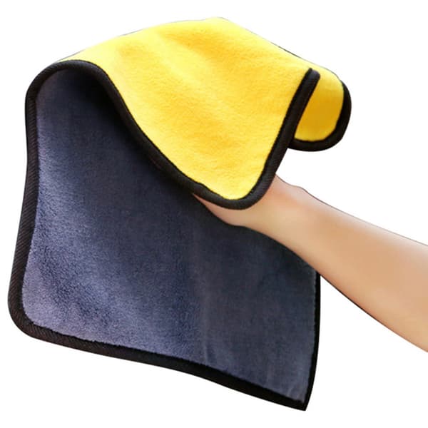 Microfiber Handduk Perfekt för bil m.m. Superabsorberande fibrer Gul 30*30 CM
