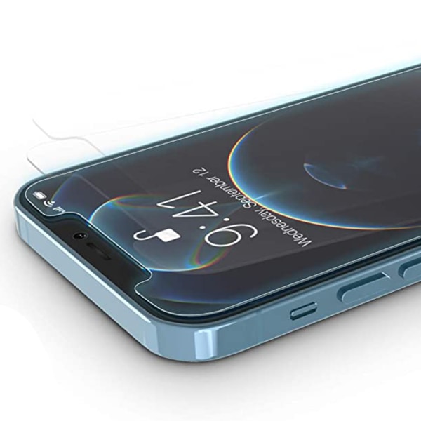 iPhone 12 Pro 3-PACK Skærmbeskytter Standard 9H 0,3 mm Transparent/Genomskinlig