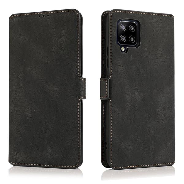 Exklusivt FLOVEME Plånboksfodral - Samsung Galaxy A42 Röd