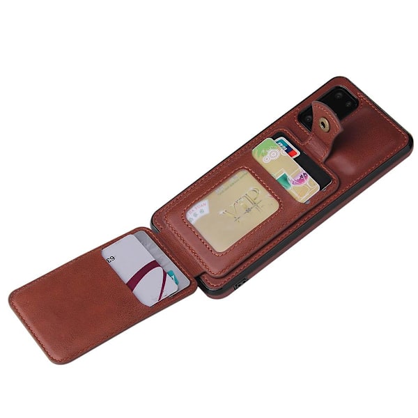 Glat cover med kortrum - Samsung Galaxy S20 FE Svart