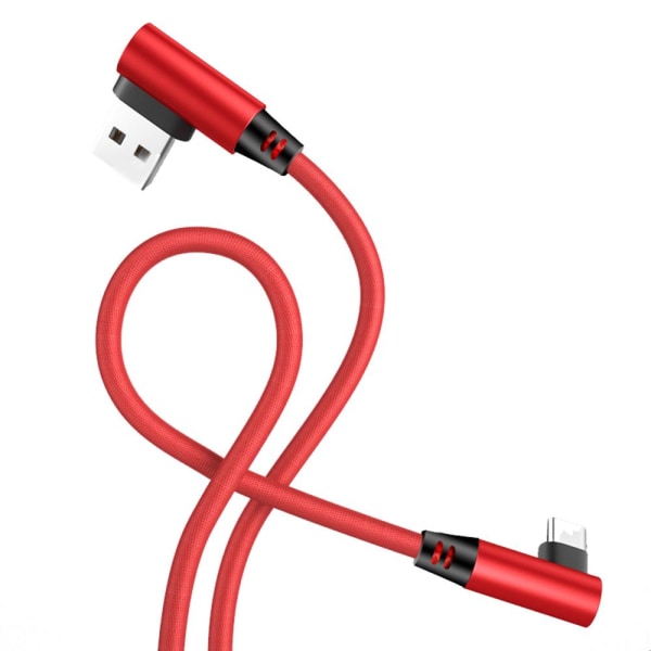 Tehokas USB-C (C-tyypin) pikalatauskaapeli Röd 2 Meter