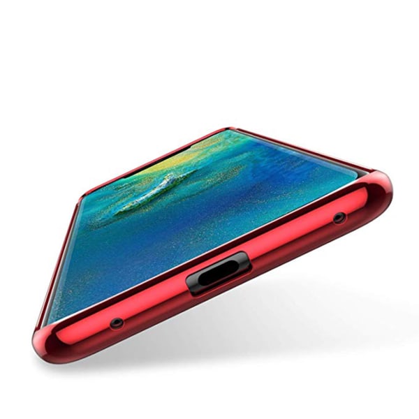 Elegant Skyddsskal för Huawei Mate 20 Pro (Electroplated) Röd