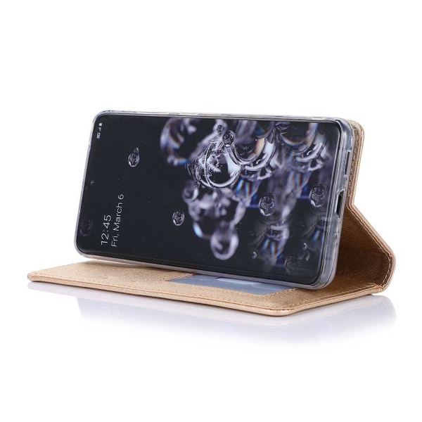 Elegant FLOVEME Plånboksfodral - Samsung Galaxy S20 Plus Roséguld