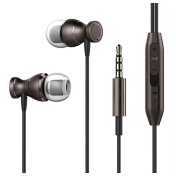 TOMKAS In-ear Magneettinen kuuloke mikrofonilla In-lineControl Silver